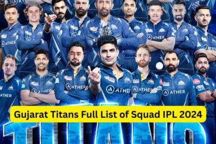 Gujarat Titans Full List of Squad