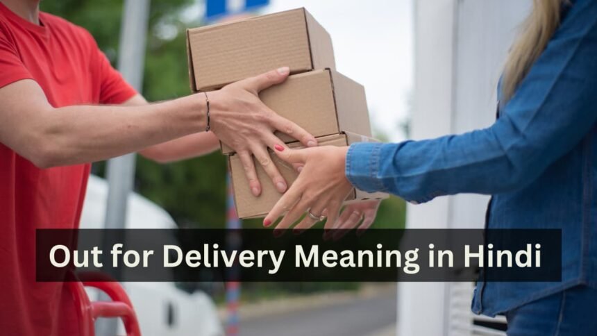 Out for Delivery Meaning in Hindi