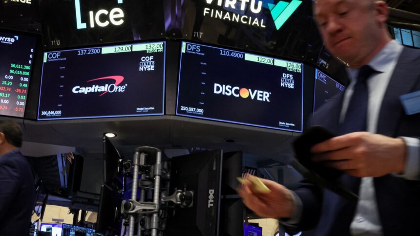 What is meant for Discover merger approval for Capital One and 2 other financial