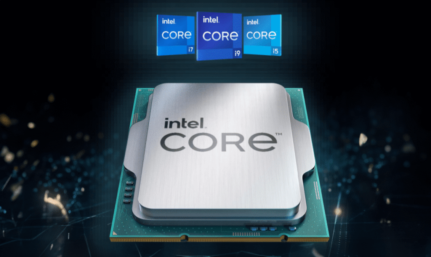 Intel 14th-gen Core Raptor Lake Intel Core logo wide
