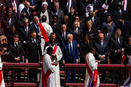 Trump Posts an Image of Himself as Pope