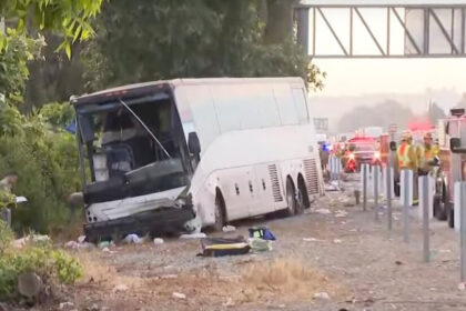 At Least 1 Dead and 32 Injured in Crash of Bus and S.U.V. in California