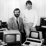 Bill Gates Paul Microsoft founders Allen upscaled