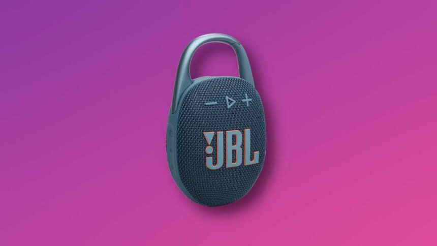 JBL Clip 5 Bluetooth speaker promo