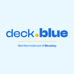 deck.blue is TweetDeck for Bluesky banner promo