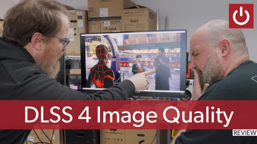 DLSS 4 image quality video thumbnail, Will Smith and Brad Chacos