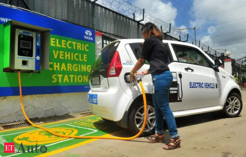 Survey for electric vehicle charging stations planned for condos in Noida, TK247